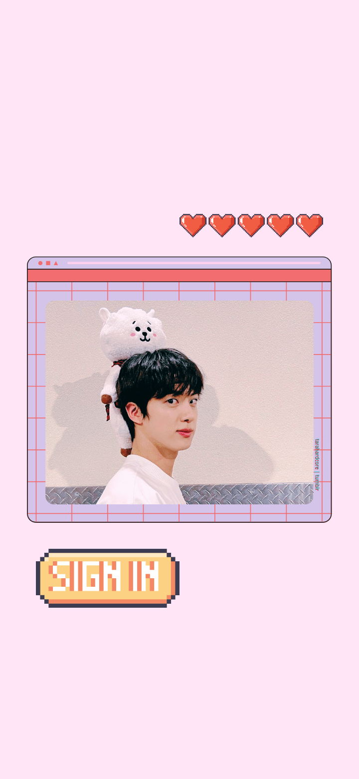 Special Set Of Wallpapers Celebrating Jin's Birthday.