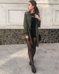 fatalneon:“My tights? I bought them at H&amp;M. They were made in Italy and are amazing. H&amp;M has affordable well made tights and other cool things to help you transition .”