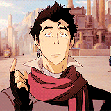 maskedbender:    “Mako’s personality can best be characterized as stoic and brooding.”