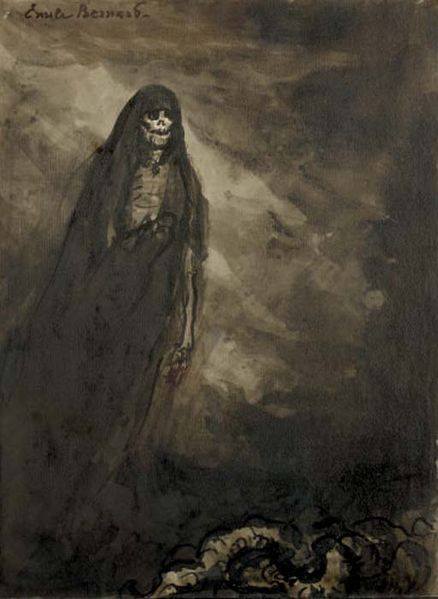 dark-mother:  La Mort by Emile Bernard {c.1941} 
