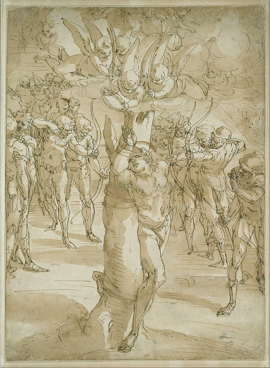 transistoradio:  Luca Cambiaso (1527-1585), The Martyrdom of Saint Sebastian (c.1561-63),