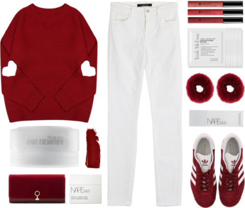 Heart On My Sleeve By Amazing-abby Featuring A Long Wear Lipstick Liked On Polyvore