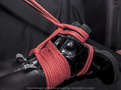 bondage-photography:  thattroikidd ropework kitten-cheeks-fluffy-feets modelling