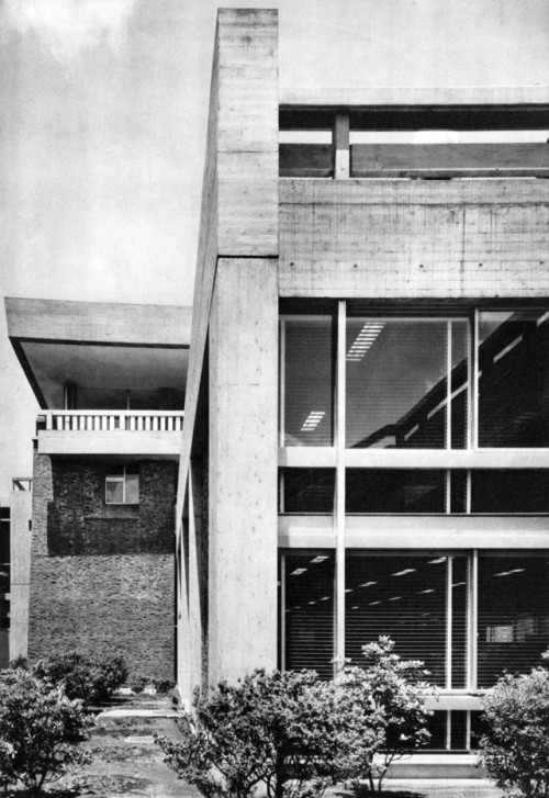 Rikkyo University Library, Ikebukuro, Tokyo, Japan, 1961(Kenzo Tange Team)