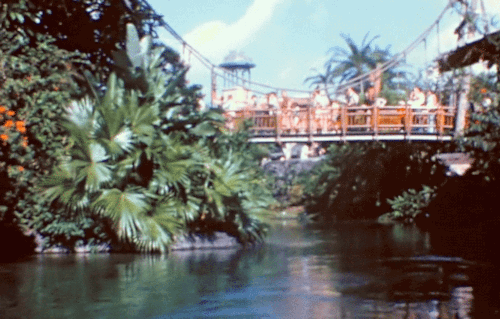 gameraboy:Take a ride on the Swan Boats at Disney World’s Magic Kingdom in 1975! Super8 video by Dav
