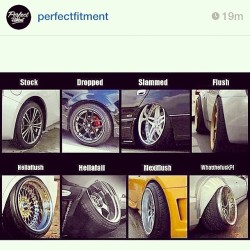 vividracing:  A quick guide for all you new tuners from @perfectfitment. How do you like your wheels? #wcw