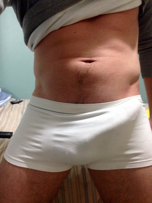 Porn Pics I like white underwear. I’m hard!!