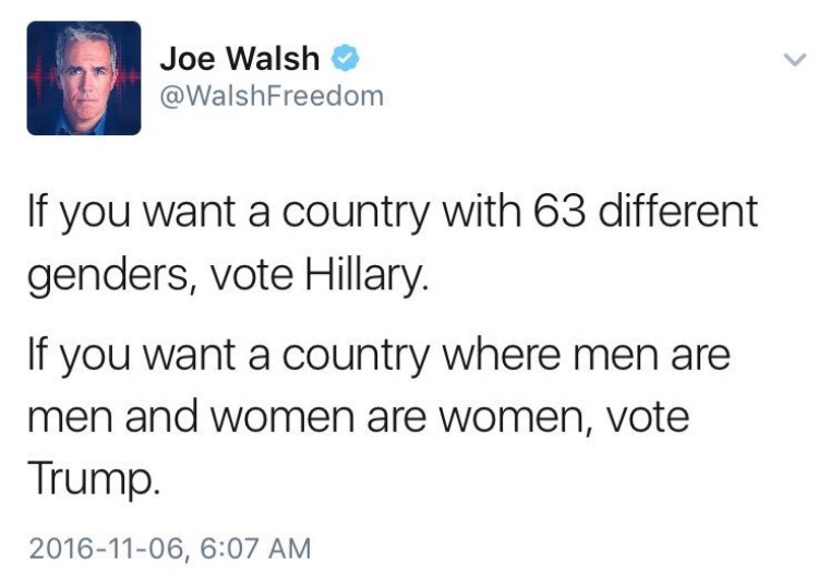 weavemama:  REBLOG IF U WANT 63 DIFFERENT GENDERS   I thought this guy was being