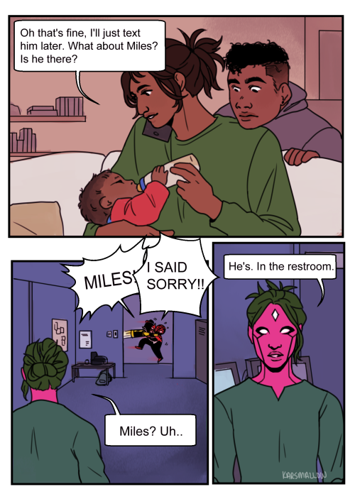 karshmallow:i have to go to the restroom.pngalternatively named miles and sam being teenage boys pt 