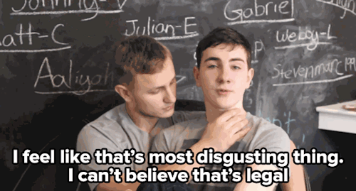 micdotcom:  School tells gay student to go back in the closet or leaveGo back in the closet, or find a new school. That was the heartbreaking decision being forced upon Austin Wallis, a 17-year-old vlogger, who posted an emotional video on his  YouTube