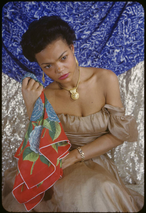 blackhistoryalbum:  EARTHA IN LIVING COLOREartha Kitt, Harlem in Color by Carl Van