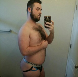 thebeardedguyy:  Slap my ass and win a prize.