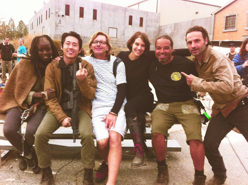 teamdaren:The Walking Dead BTS