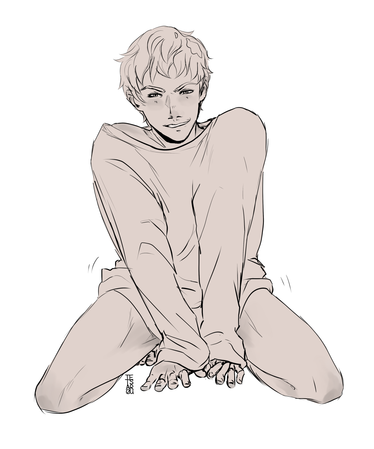 tetsarou:  Lance has some sweet ass shoulders and a cute toosh, and he knows how