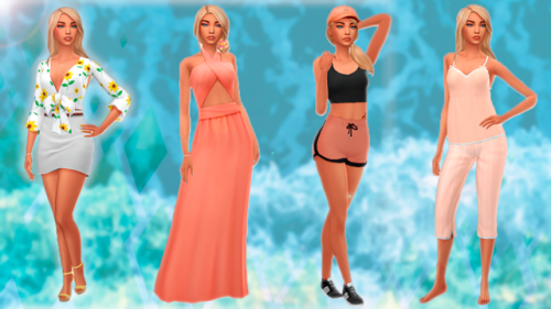 malou821: Summer is soon over - I will miss the sunshine Lookbook (left to right)Outfit 1:Hair (Sere
