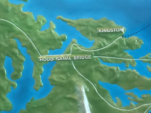 Had a nice easy jaunt back across the sound and traffic wasn’t too bad, got a nice laugh that someone chipped off the C so it said Hood anal bridge instead of canal too