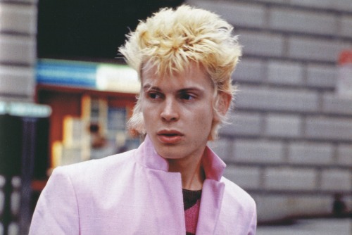 superblackmarket: Billy Idol photographed by Roberta Bayley, 1978