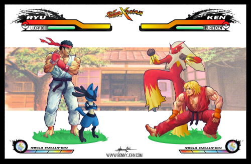 theomeganerd:  Street Fighter x Pokemon by Bonny John