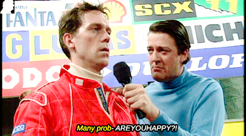 oscarwetnwilde:Famous quotes from A Bit Of Fry And Laurie: Grand Prix“You do a job… that half of man