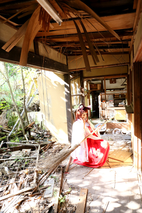 Cute Cosplay GIrl Higurashi Rin (Kitsune-Chan 3) 1-8