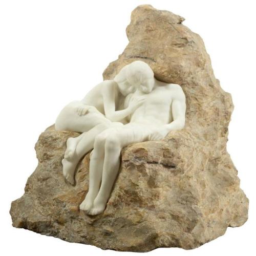 historyofartdaily:Stephan Sinding, Mother Earth, marble sculpture, 1900, source