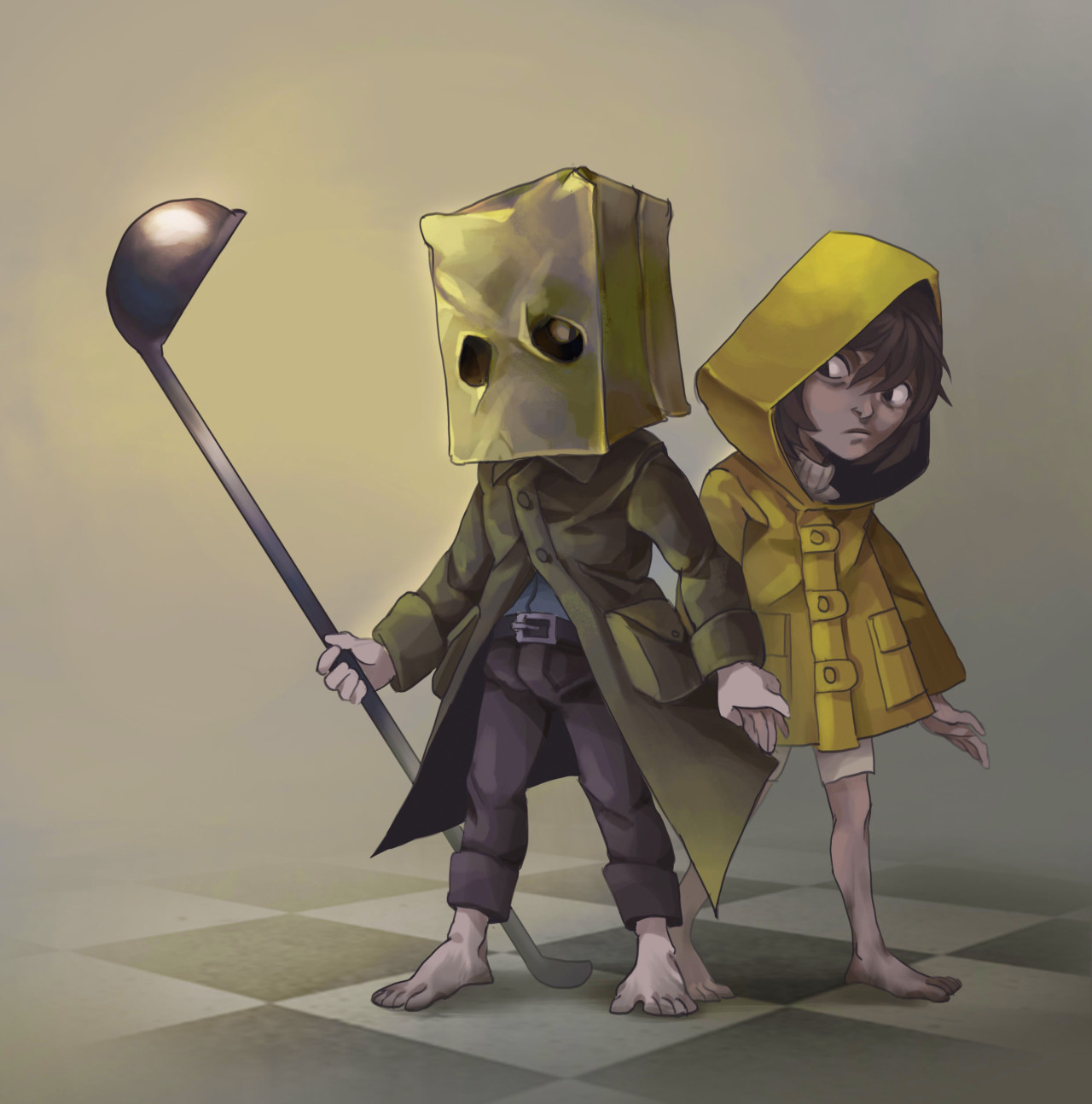 Little nightmare 1 2. Литтл найтмар 2. Little Nightmares 2 mono арт. Little Nightmares Six. Mono из little Nightmares.