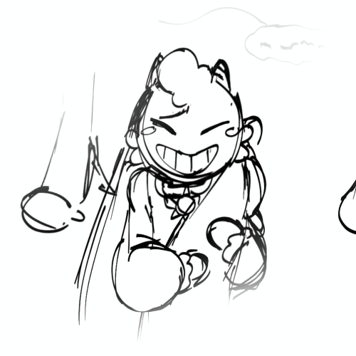 Lil Doodles Of An Actual Dream I Had Of Puffy And Decided To Put Right Into His Lore, Fun Fact I Didn't