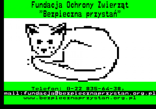 teletextart:#teletextartoftheday #pixelart Polish teletext, POLSAT. Or should that be… Pol-ca