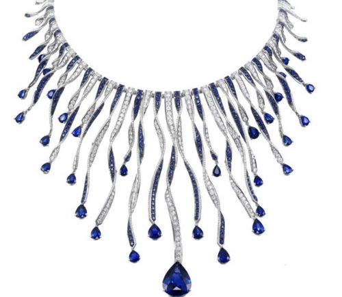 Sapphire Fringe Necklace by Chopard!