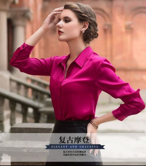 satin blouse