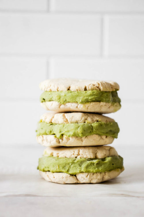 Paleo/Vegan Matcha Ice Cream Sandwiches