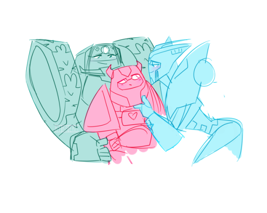 Have I drawn these three and posted it before? If not: this was inevitable cmon cliff imagine all the hugs n smooches you could...