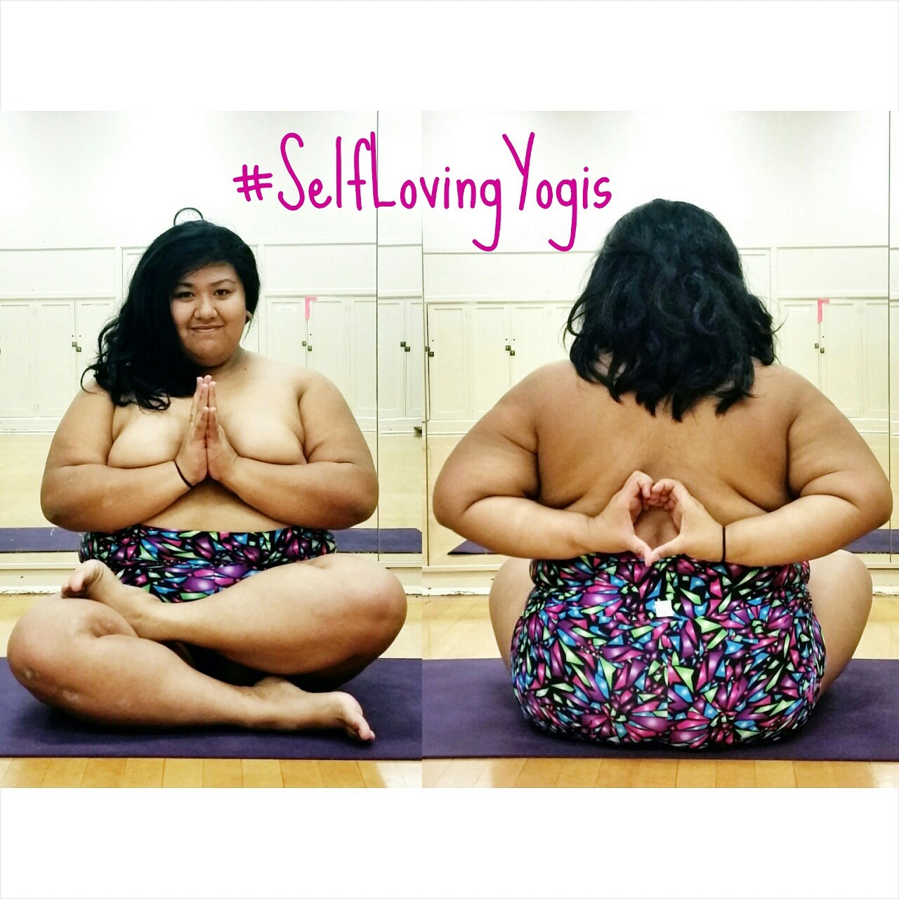 spacegoddessanu:  myhappyfat:big-gal-yoga:#SelfLovingYogis 14-Day Yoga Challenge
