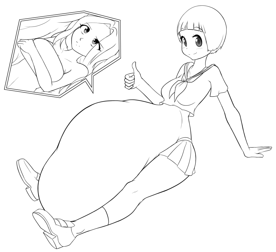 For this month’s Patreon Sketch, Dari finds herself inside yet another pred. This