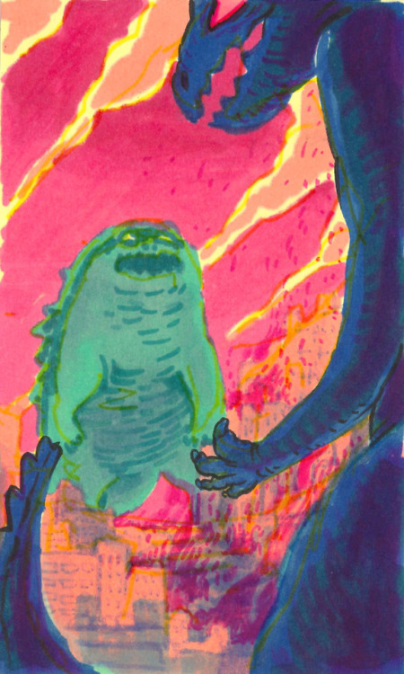 violainebriat:It’s Kaijune you guys ! I update a kaiju everyday on instagram and twitter :3♣ shop : 