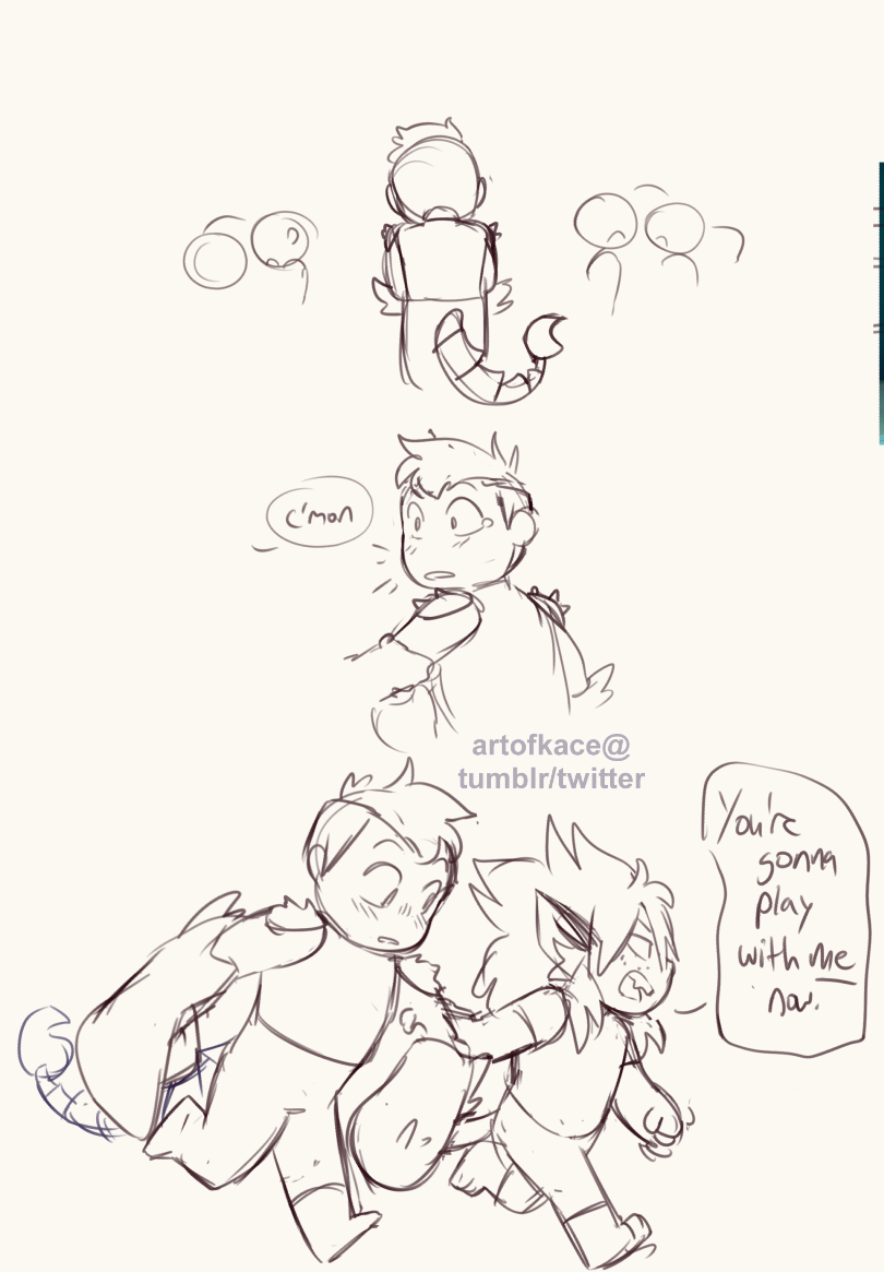 artofkace:and here’s some other misc old sketches! Scortra babies, high expectations,