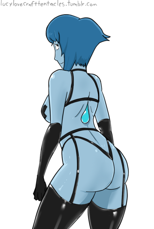 lucylovecrafttentacles: Lapis in some sexy latex lingerie~ because she’s my bae is why