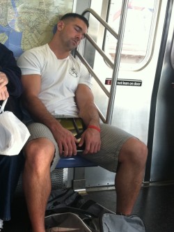 ruddycherry:  nychotguys:  Nap time. Re-blogged from: http://subwaycrush.net/?p=647   Love sleeping #RuddyCherry