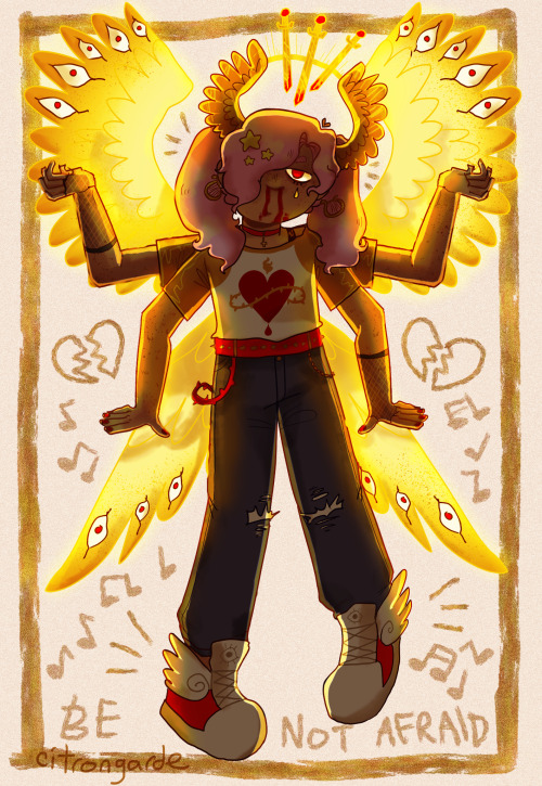 citrongarde:rebellious teen angel oc time! her name is ethan and she was kicked out of heaven for pl