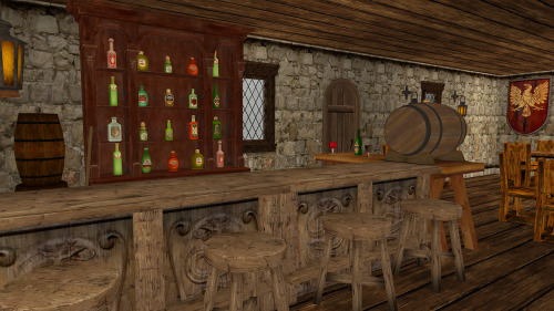 holo-sims:Gratuitous pics of Weeping Willow Tavern Ψ(￣∀￣)Ψ I really like how it turned out! Since it