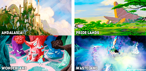 mickeyandcompany:Disney + fictional settings