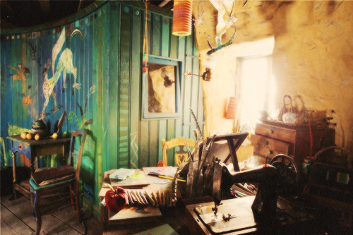 knockturnallley:  Harry Potter and the Deathly Hallows Part I set location: The Lovegood House 