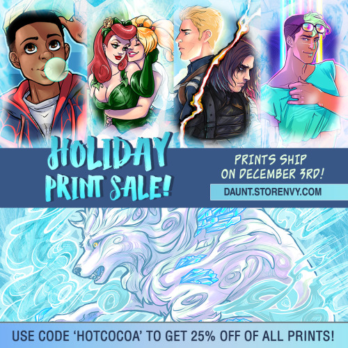 CYBER MONDAY SALE TIME!I have a big ol sale going on at my store, all my prints 25% off with the cod