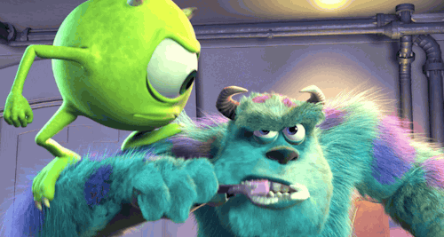 disneypixar:There’s no “i” in “scream.” Happy National Best Friend Day!
