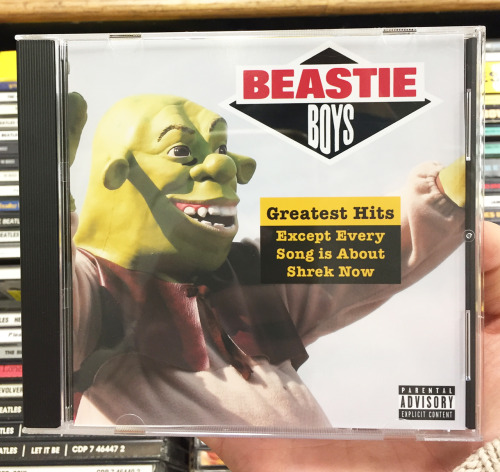 obviousplant:I snuck some fake music albums into a local music store