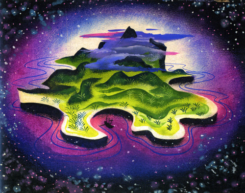 Concept Art For Peter Pan (1953) By Mary Blair