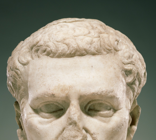 thegetty: Eye-to-eye with Roman Emperor Nerva. Nerva only reigned for 16 months and only slightly mo