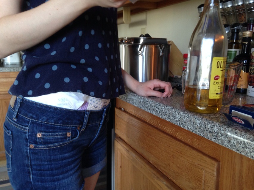 diaperedprincess:  Cooking for dperedjon :) 