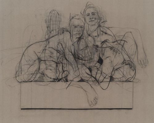 newloverofbeauty:  Jenny Saville:  Threads - Drawing 2017/18