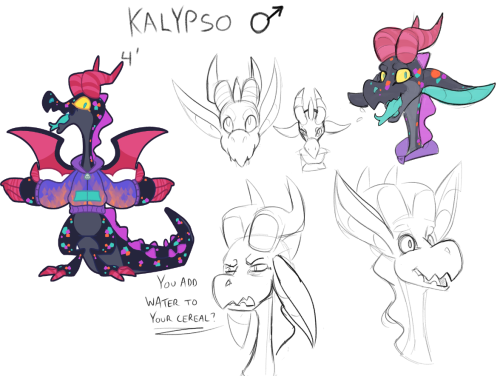 Kalypso! Adopt I bought! Kobold dragon!